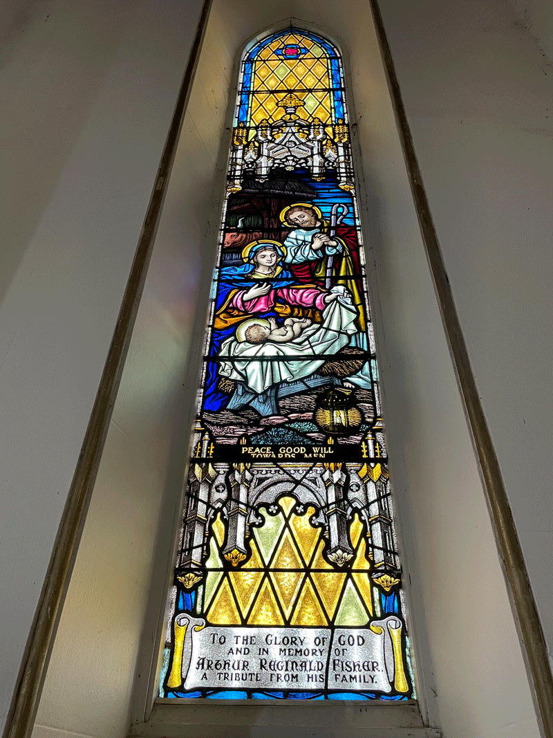 Fisher STained Window 2